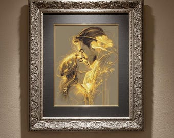 He and She. Portrait of a Couple.  Cross Stitch Pattern  (PDF/XSD)