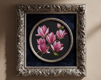 Magnolias. Cross Stitch Pattern. PDF. XSD.
