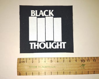 Black Thought x Black Flag-remixpatch voor logo
