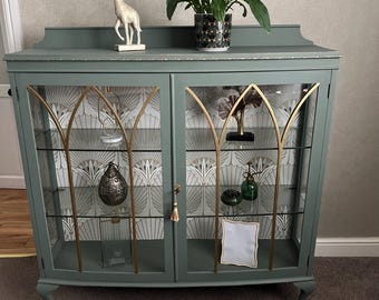 Cocktail Cabinet/ China Cabinet. Art Deco Style.