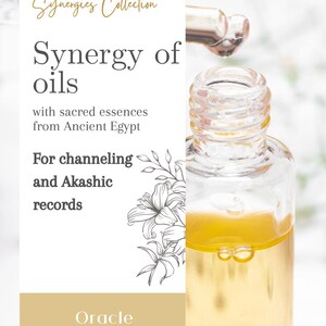 Synergie d&#39;essences égyptiennes pour « Spiritual Channeling » - Huile parfumée naturelle pour rituel, aromathérapie et méditation spirituelle