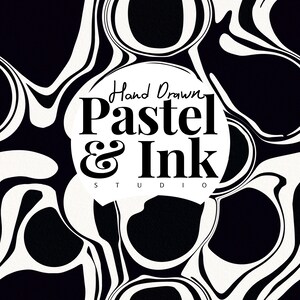 Padrão psicodélico retrô dos anos 70 sem costura, design abstrato ondulado em preto e branco, PNG 300 DPI para impressão em tecido, embrulho para scrapbook, 2 opções de tamanho