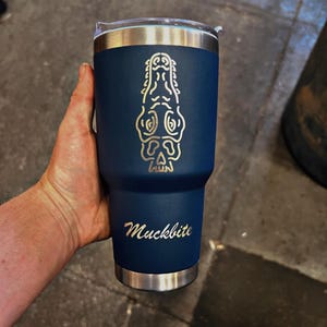 Personalized tumbler. laser engraved. name, company or logo.