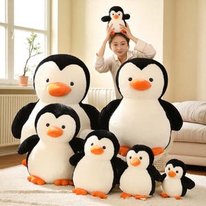 Riesen Pinguin Plüsch Kissen: Kuscheltier, Kinderzimmer Dekor