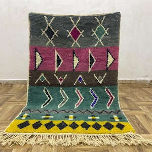 Authentic Beni Ourain Rug: Handmade Moroccan Berber Wool Rug