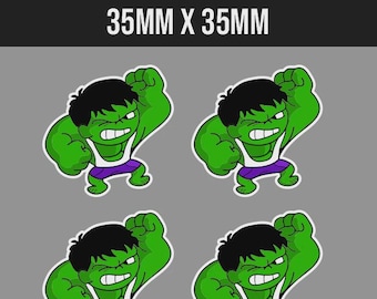 Adesivi/decalcomanie TADEJ POGACAR HULK per attacco manubrio bicicletta X4