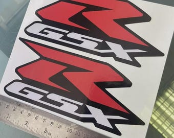 GSXR-kuipstickers / stickers voor Suzuki GSXR 600 / 750 / 1000 (175 mm x 75 mm)