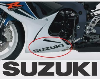 Decals Stickers for Bellypan "SUZUKI" GSXR 600 / 750 / 1000 (Any Colour)