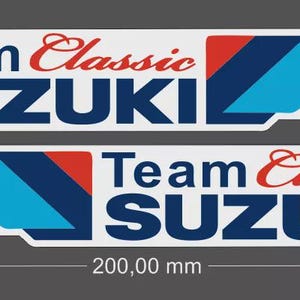 Classic Suzuki Team Decals / Stickers for Suzuki GSXR GSXRR Moto GP Vintage