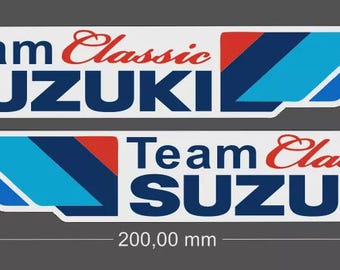 Classic Suzuki Team Decals / Stickers for Suzuki GSXR GSXRR Moto GP Vintage