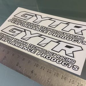 GYTR-logotypdekaler/klistermärken för R1 / R3 / R6 X2 (150 mm x 40 mm)