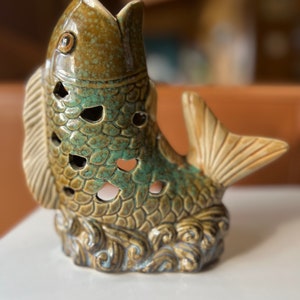 Ceramic Fish Tea Light Holder