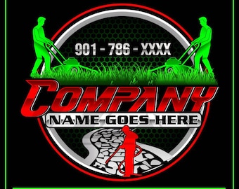 Lawn Mower Logo, Zero Turn Mower Logo, Landscaping Logo, Yard Service Logo, Lawn Care Logo Design, Lawn Mowing Logo, Lawn Care Templates