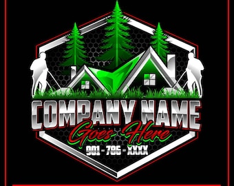 Lawn Mower Logo, Zero Turn Mower Logo, Landscaping Logo, Premade Lawn Care Logo, Yard Service Logo, Gardening Logo, Lawn Care Logo Templates