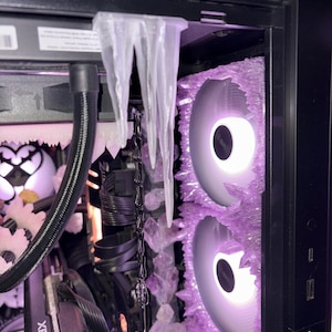Translucent Icicle Crystals - Magnetic! (PETG) for PC Case Decor image 9
