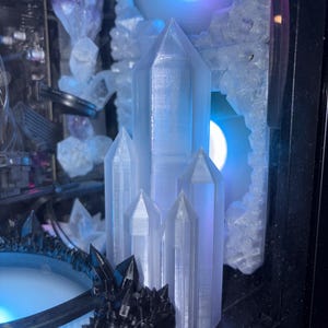 Translucent Magnetic Crystals (PETG) for PC Case Decor