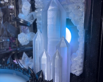 Durchscheinende magnetische Kristalle (PETG) für PC Gehäuse Dekor