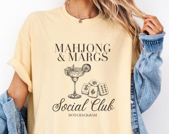 Mahjong Shirt, Mahjong Gifts, Mahjong Player Gift, Mah Jong Gift Ideas, Mahj Club Tee, Board Game TShirt, Game Night Shirt, Mah Jongg Gift