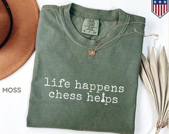 Chess Gifts, Comfort Colors Chess Shirt, Checkmate T-Shirt, Chess Player Gift, Funny Chess Gift Ideas, Nerdy Gifts, Gamer Shirts