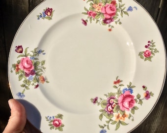 Vintage Crown Staffordshire CRS34 salad plate
