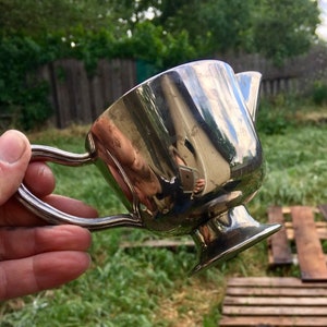 Vintage Silver Plated Pedestal Creamer