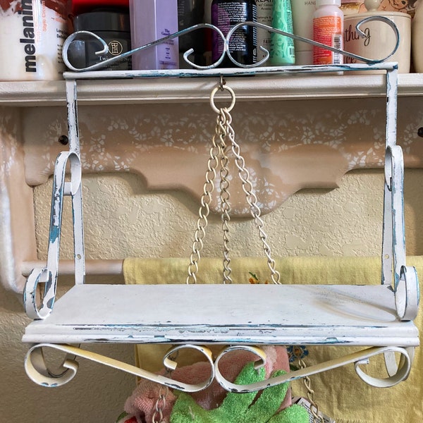 Vintage Metal Shelf Etsy
