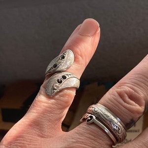 Vintage Estate Sterling Silver Multi-stone Ring