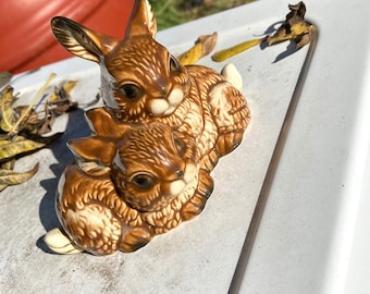 Vintage Goebel W Germany Ceramic Bunny Figurine