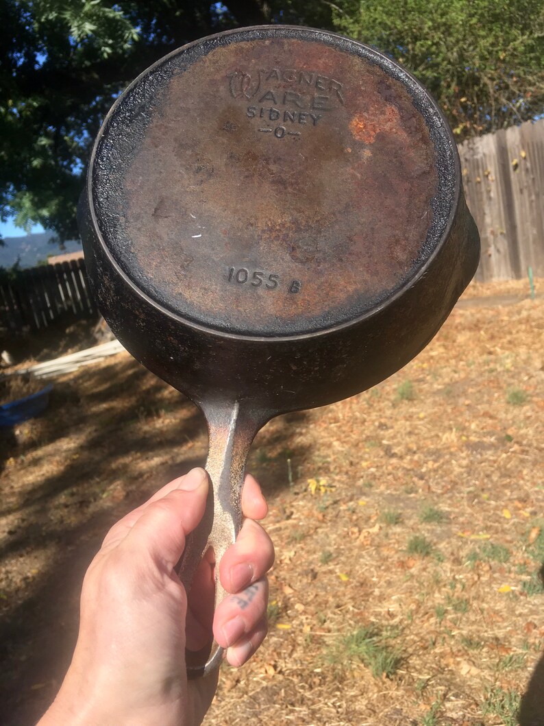 Vintage Wagner Ware Sidney Cast Iron Skillet 5 Etsy