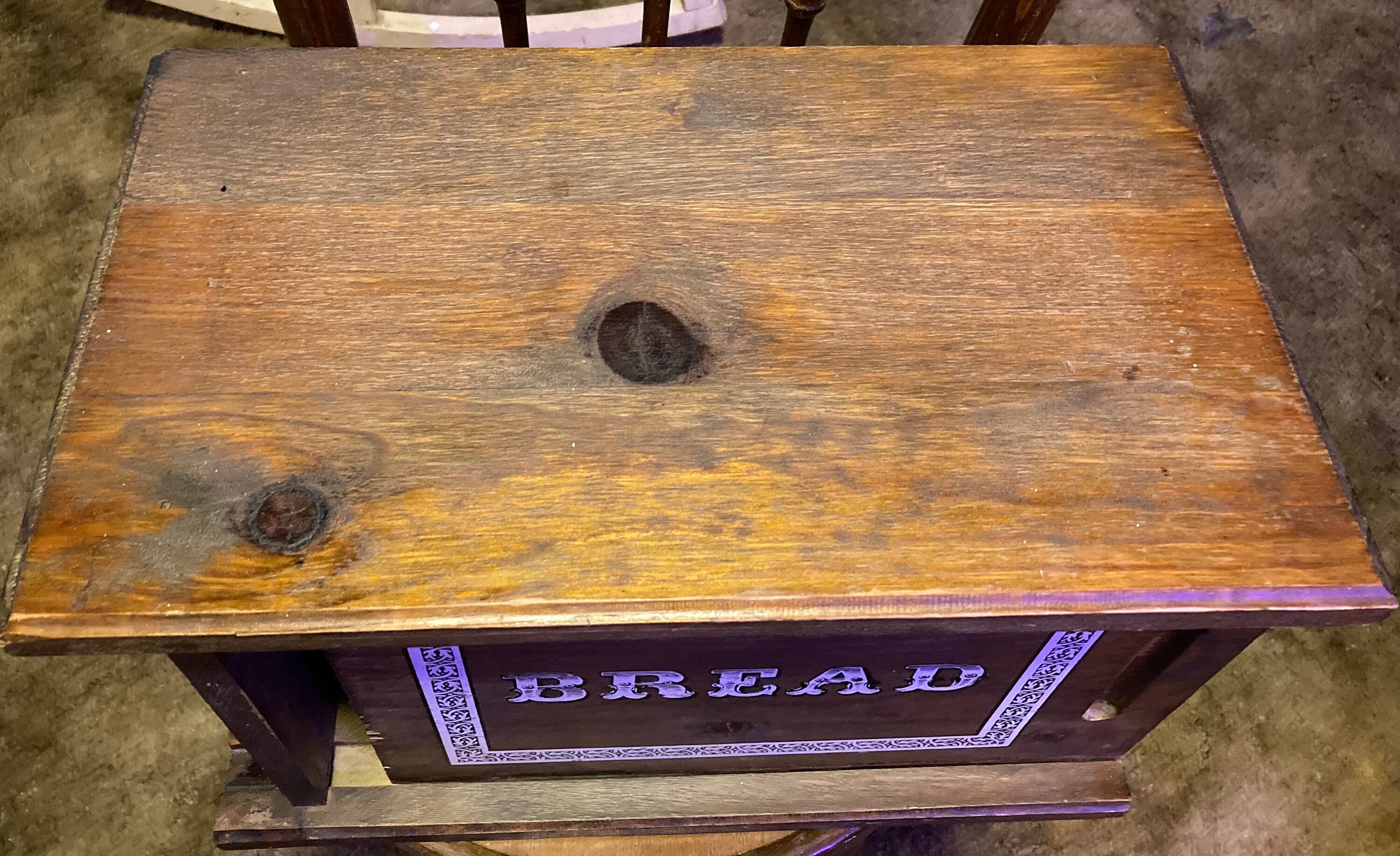Vintage Knock on Wood Corp Wooden Bread Box - Etsy