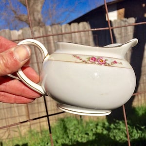 Vintage Noritake Nippon porcelain hand painted creamer