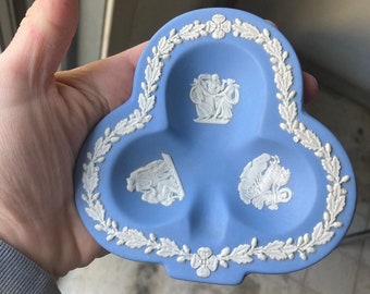 Cenicero de trébol de trébol Wedgwood vintage / plato de baratijas