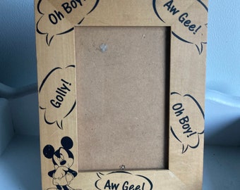 Vintage Intercraft Mickey Mouse Picture Frame