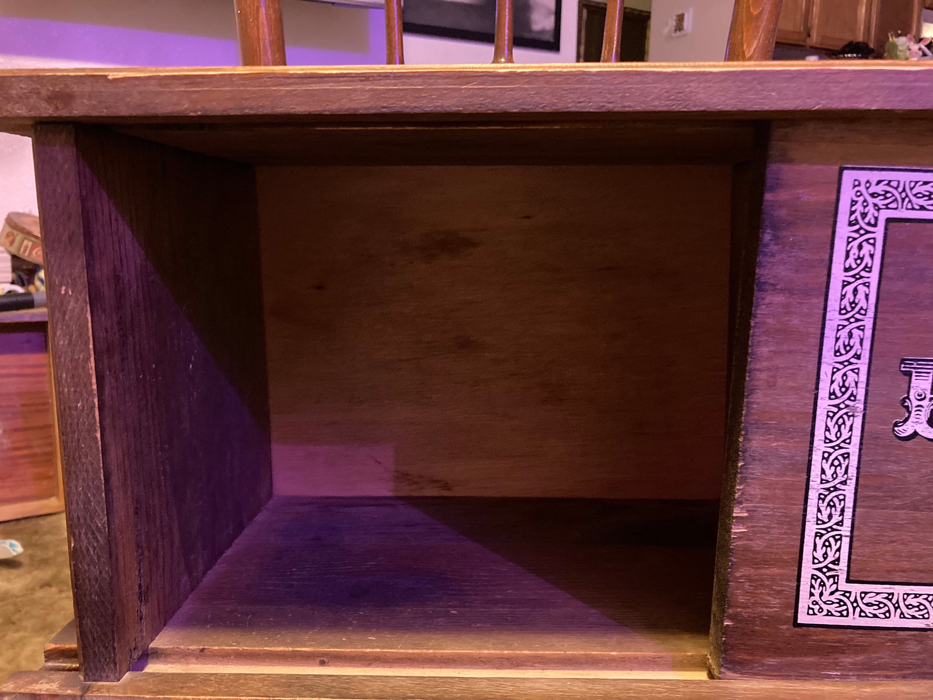 Vintage Knock on Wood Corp Wooden Bread Box - Etsy
