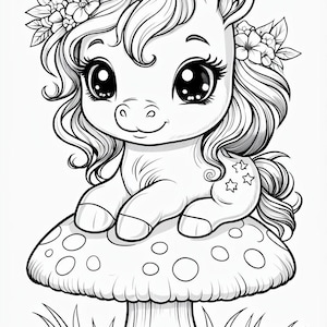 50 Cute Animal Coloring Pages – Digital Download Bundle for Kids & Adults | Printable Kawaii Animal Art Activity Pack