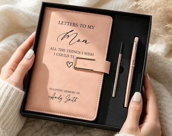 Letters to My Mom Memorial Journal, Loss of Mom, Mother Sympathy Gift, Mom in Heaven Memorial Grief Journal, Loss of Mother Gift
