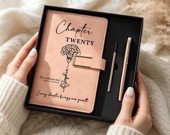 Personalized 20st Birthday Journal For Her Custom Name Birth Flower Notebook Milestone Keepsake Gift Daughter Best Friend Sister Turning 20