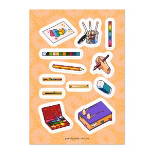 デジタルアーティストステッカーシート