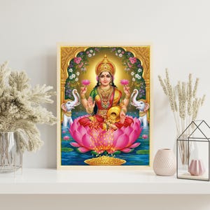 ashtalakshmi decor，brass wall hanging，hindu goddess decor，lakshmi wall art，vastu wall decor，pooja room decor，brass ashtalakshmi，divine wall decor，temple wall decor，prosperity wall art，spiritual decor，handcrafted brass，Brass Gift