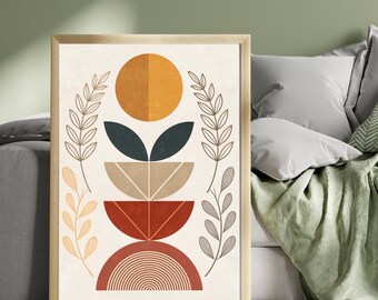 Wall art Set of 2, printable wall art, boho abstract  art, wall boho poster, trendy boho wall art,, art prints boho art print, HOME decor