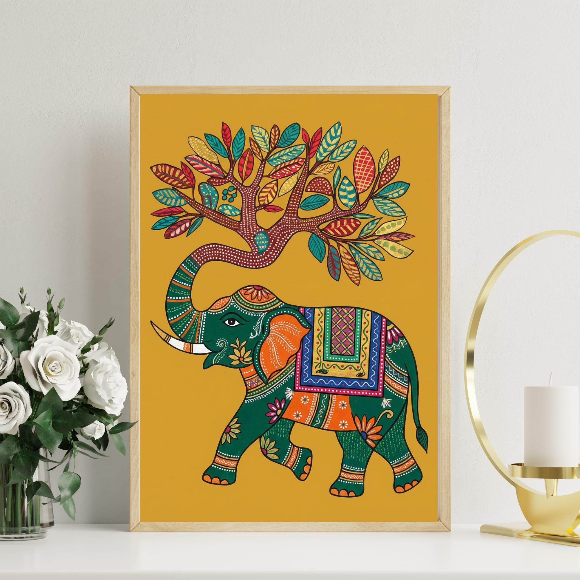 Elephant Modern Home Décor Posters & Prints for sale