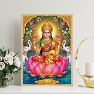 ashtalakshmi decor，brass wall hanging，hindu goddess decor，lakshmi wall art，vastu wall decor，pooja room decor，brass ashtalakshmi，divine wall decor，temple wall decor，prosperity wall art，spiritual decor，handcrafted brass，Brass Gift
