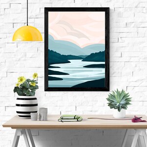 Pastel Digital Print—Instant Artwork for Modern Home Decor and Gifts
