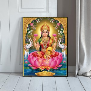 ashtalakshmi decor，brass wall hanging，hindu goddess decor，lakshmi wall art，vastu wall decor，pooja room decor，brass ashtalakshmi，divine wall decor，temple wall decor，prosperity wall art，spiritual decor，handcrafted brass，Brass Gift