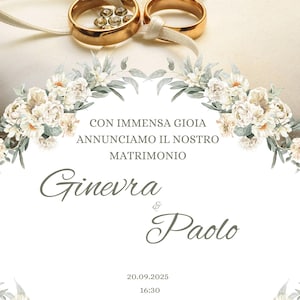 Invito matrimonio
