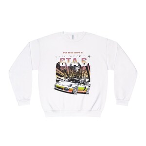 Stylish Graphic Sweatshirt for Car Lovers, Trendy Streetwear, Cool Gift for Dad, Street Style, Unisex Sweatshirt, Fashion Statement