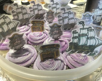 Pirate Cupcake Toppers