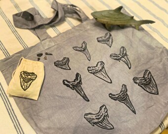 Shark Teeth Tote Bag