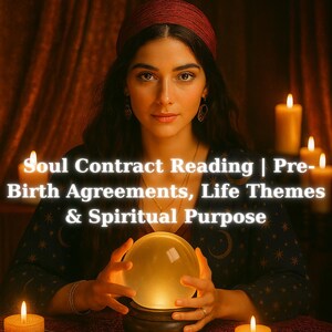 Soul Contract Reading | Pre-Birth Agreements, Life Themes & Spiritual Purpose