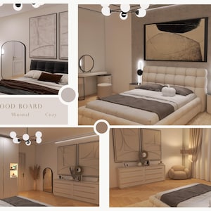 Moodboard Template Interior Design Editable Canva